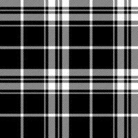 schön Plaid Tartan schwarz grau Muster. diese ist ein nahtlos wiederholen Plaid Vektor. Design zum dekorativ, Tapeten, Hemden, Kleidung, Kleider, Tischdecken, Decken, Verpackung, Textilien, Batik, Stoff, Textur vektor