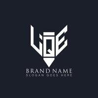 lqe abstrakt Brief Logo. lqe kreativ Monogramm Initialen Brief Logo Konzept. lqe einzigartig modern eben abstrakt Vektor Brief Logo Design.