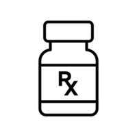 rx Symbol Vektor Design Vorlage im Weiß Hintergrund