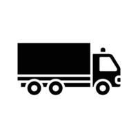 LKW Symbol Vektor Design Vorlage im Weiß Hintergrund