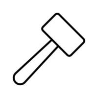 Hammer Symbol Vektor Design Vorlage im Weiß Hintergrund