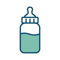 Baby Flasche Symbol Vektor Design Vorlage im Weiß Hintergrund