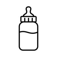 Baby Flasche Symbol Vektor Design Vorlage im Weiß Hintergrund