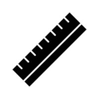 linjal ikon vctor design mall i vit bakgrund vektor