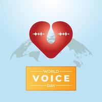 värld röst dag design mall Bra för firande användande. röst vektor illustration. vektor eps 10. platt design.