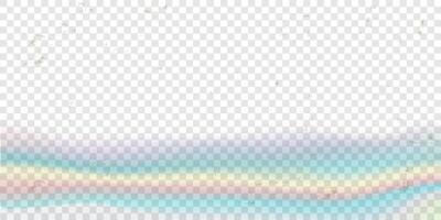 betrübt transparent alt Film Hintergrund mit Regenbogen glühen Staub Kratzer Flecken vektor