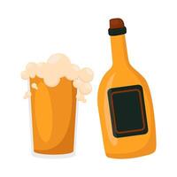 Illustration von Alkohol trinken vektor