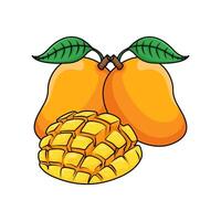 illustration av mango vektor