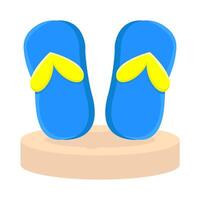 illustration av flip flops vektor