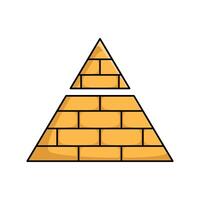 illustration av egypten pyramid vektor