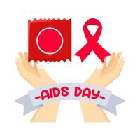 illustration av World Aids Day vektor