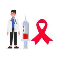 illustration av World Aids Day vektor