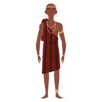Charakter der afrikanischen Ureinwohner vektor