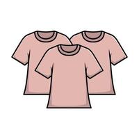 Illustration von Frauen T-Shirt vektor