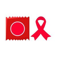 Illustration des Welt-Aids-Tages vektor