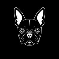 Boston Terrier, minimalistisch und einfach Silhouette - - Vektor Illustration