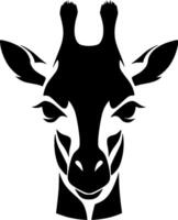 Giraffe - - minimalistisch und eben Logo - - Vektor Illustration