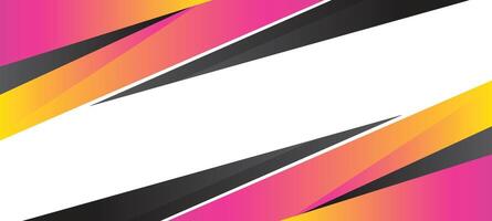 abstrakt bunt geometrisch Stil Banner mit Text Raum vektor