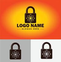 sperren Symbol Logo Sicherheit Sicherheit Schutz Vektor zum Geschäft Marke Symbol sperren Logo Vorlage
