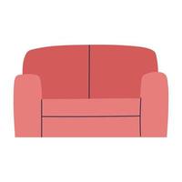 Sofa-Komfortmöbel vektor