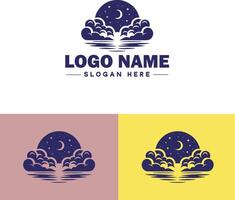 Wolke Logo Symbol Vektor Kunst Grafik zum Geschäft Marke App Symbol Himmel Wolke Logo Vorlage