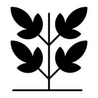 ein perfekt Design Symbol von Pflanze vektor
