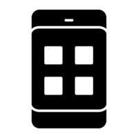 Telefon qr Code Symbol, editierbar Vektor