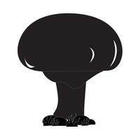 Pilz Symbol Illustration . Karikatur Vektor Pilze Clip Art. Vektor isoliert auf Weiß Hintergrund. eps 10