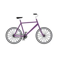 lila cykelfordon vektor