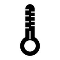 ein Temperatur Indikator Symbol, solide Design von Thermometer vektor