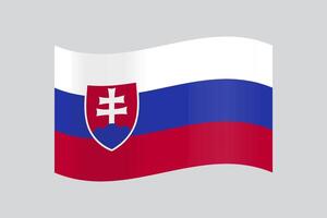 officiell vektor slovenien flagga design