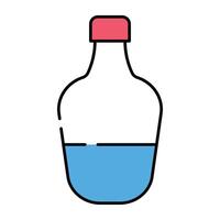 ein perfekt Design Symbol von chemisch Flasche vektor