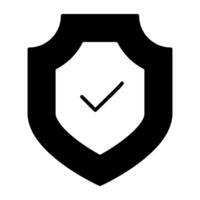 modisch Design Symbol von Sicherheit Schild vektor