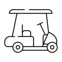 ein Prämie herunterladen Symbol von Golf Auto vektor