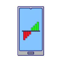 illustration av uppkopplad investering vektor