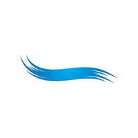 Wasserwellen-Logo-Design vektor