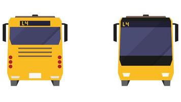 Öffentlichkeit Transport Dienstleistungen Innerhalb das Stadt zum Passagiere Vektor Illustration