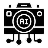 Prämie herunterladen Symbol von ai Fotografie vektor