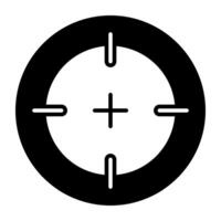 ein perfekt Design Symbol von Fadenkreuz vektor