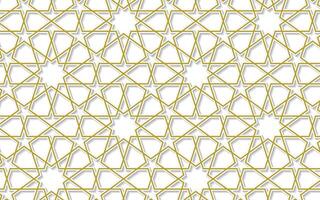 Arabisch Muster Design islamisch Motiv Hintergrund Vektor