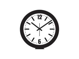 Uhr Symbol isoliert auf Weiß Hintergrund. Zeit Symbol. Vektor Illustration.
