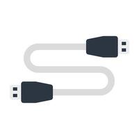 modern design ikon av data kabel- vektor