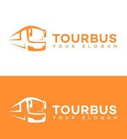 Tour Bus Logo Symbol Marke Identität Zeichen Symbol vektor