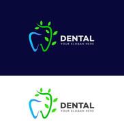 Dental Logo Symbol Marke Identität Zeichen Symbol Vorlage vektor