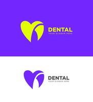 Dental Logo Symbol Marke Identität Zeichen Symbol Vorlage vektor