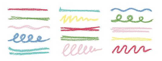 betona de borsta stroke av penna, pastell, krita. penna textur accent element. vektor