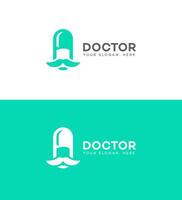 Arzt Logo Symbol Marke Identität Zeichen Symbol Vorlage vektor