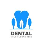 Dental Logo Symbol Marke Identität Zeichen Symbol Vorlage vektor