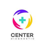 Logo zum Diagnose Center vektor