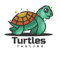 trutle karaktär logotyp maskot vektor